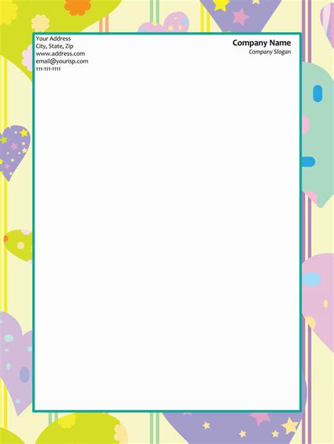 Letterhead Templates in Word .